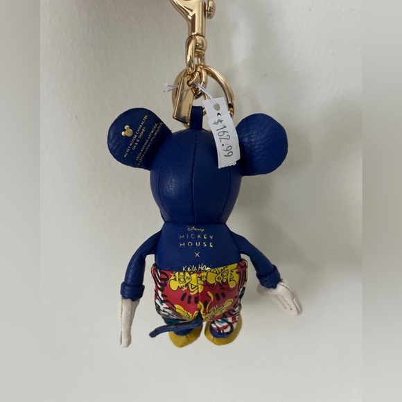 NEW Coach Disney Mickey Mouse Limited Edition Keith Haring Collectible Bag Charm - Picture 4 of 7